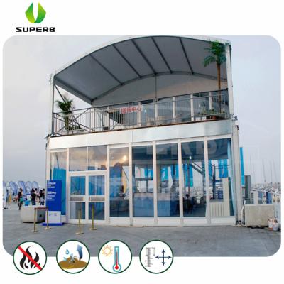 China Luxury Party/Wedding/Banquet/Ceremony Double Deck Tent Exhibition Reception Tent for sale