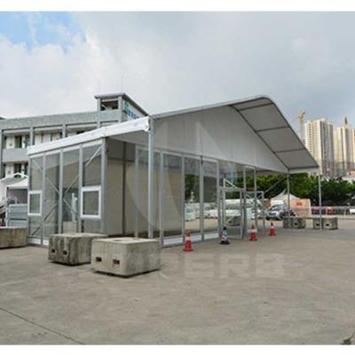 China Best Party/Wedding/Banquet/Ceremony Selling High Peak Pole Tent 40x80 for 250 peole seats at round tables for sale