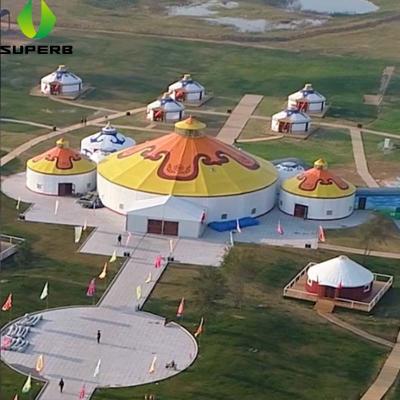 China Party / Wedding / Banquet / Ceremony Customized 30m Mongolian Yurt Restaurant Tent for sale