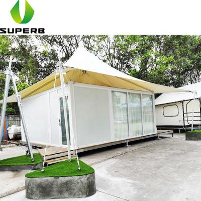 China Custom party/wedding/banquet/ceremony luxury hotel glamping tent/resort tent/safari tent for sale