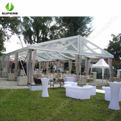 China Beautiful Private Luxury Party / Wedding / Banquet / Ceremony Villa Tent With Clear Span In Russia for sale