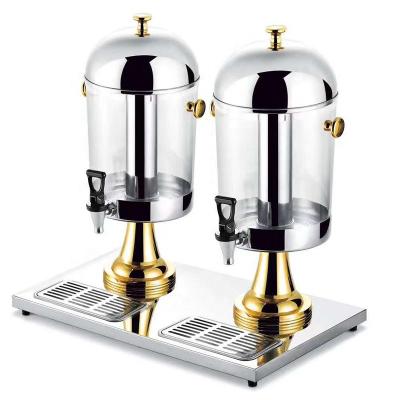 China Popular Hotel Restaurant 8/16/24L Stainless Steel Juice Dispenser Luxury Milk Beer Cooler Drink Dispensers for sale