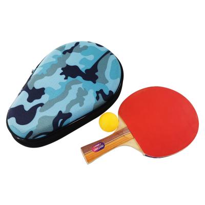 China Waterproof Camouflage/EVA/Velvet EVA Storage Case Sports Ping Pong Racket Bag Camouflage Table Tennis Racket for sale