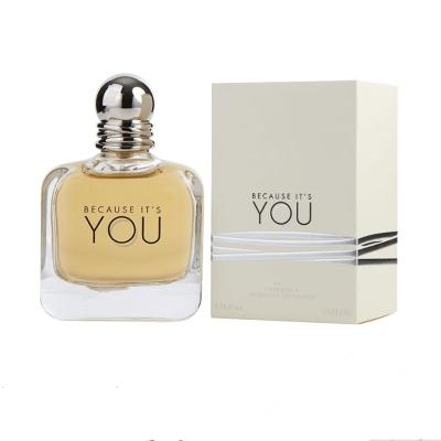 China Nice Scents Women's Perfume 100ml Because Its You Nice Computer Smell Brand Perfume Long Lasting Fragrance One Drop for sale