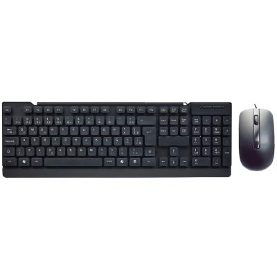 China 2021 Hot Selling Plug and Play Wired Desktop Keyboard and Mouse Set Office Keyboard and Mouse Combo for sale