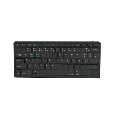 China Factory Direct Portable 78 Key Wireless Bluetooth Keyboard for Tablet for Smart Phone for sale