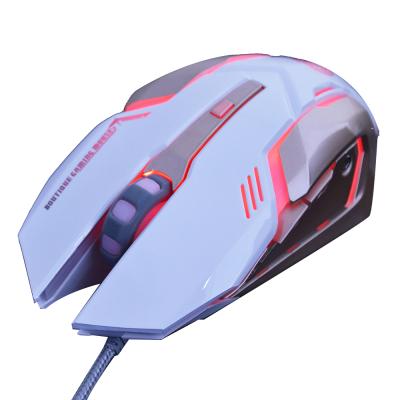 China Gaming OEM 6 Button Optical Metal Illuminated Gaming Mouse for sale