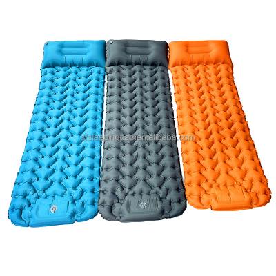 China Ultralight Hot Selling In Amazon Travel Air Mattress Outdoor Camping Car Filled Inflatable Sleeping Air Bed for sale