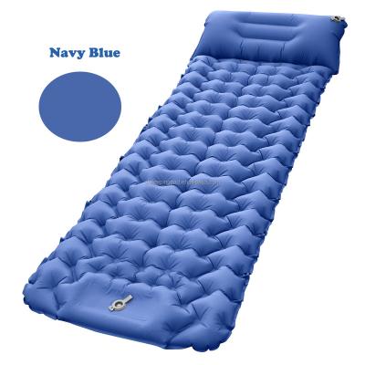 China Ultralight Ultralight Inflatable Camping Sleep Pad Gym Air Mattress Mat For Travel Backpacking Hiking Beach for sale