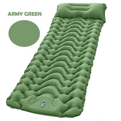 China Ultralight Camping Protection Mat Lightweight Air Sleeping Mat Self-inflating Inflatable Ultralight Sleep Pad for sale