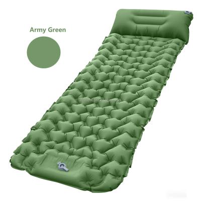 China Ultralight Ultralight Backpacking Compact Self Inflating Air Mattress Comfortable Outdoor Camping Sleep Pad for sale