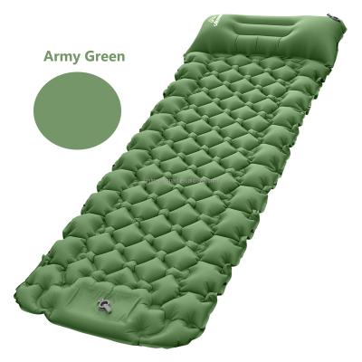 China Ultralight high quality sleep pad mat with built-in pump inflatable sleep pad for backpacking hiking camping for sale