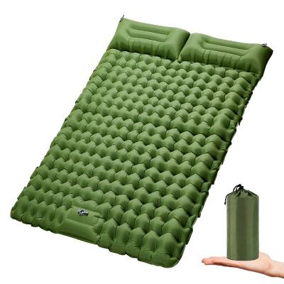 China Ultralight Fashionable Air Mats Cushion Pad Outdoor Hiking Picnic Tent Protection Inflatable Camping House Rest Double Sleeping Mattress for sale