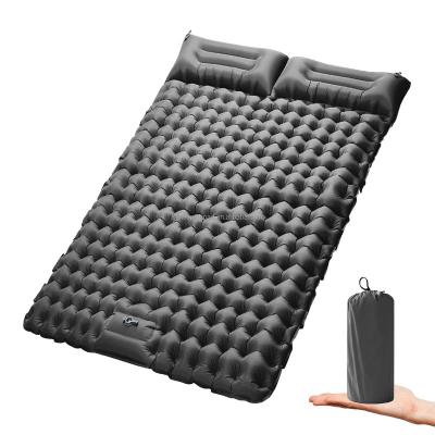 China Factory Price Double Size Camping Air Pad Foldable Two Person Inflatable Mat Ultralight Custom Made Mattress for sale