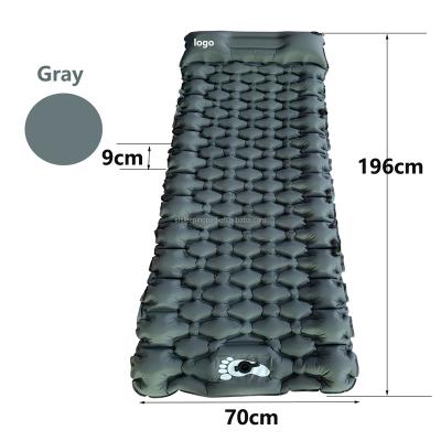 China 30s Foot Ultralight Quick Self Press Self Inflatable Folding Air Mat Mattress Pad Camping Sleeping Pad for sale