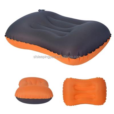 China High Quality Portable Anti-Snore Headrest Cushion TPU Inflatable Air Pillow For Outdoor Travel for sale