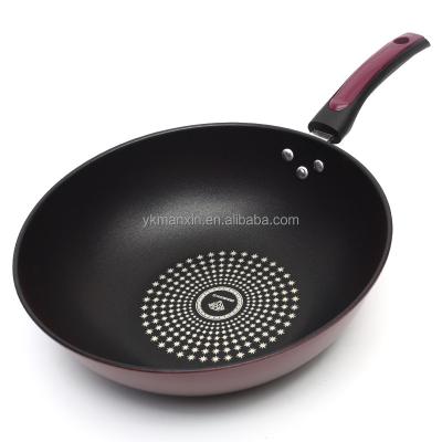 China Viable Factory Direct Sale Wok Pan Burner 32CM Cooking Wok for sale