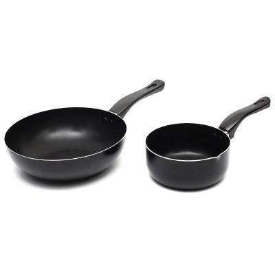 China Factory Direct Sale 16CM Viable Mini Wok Deep Milk Pan / 24CM Wok for sale