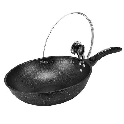 China Best viable whole cast iron kitchen cooking ware non stick skillet round non stick skillet for sale