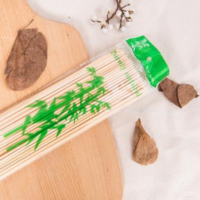 China Good quality E-Co BBQ heat resistance price bamboo skewers cheap nature friendly healthy material bamboo grill sticks for sale