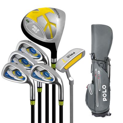 China Golf Beginner Golf Course Junior Golf Clubs Set For Junior Boys And Girls Kids Beginner 6 Graphite Shaft Clubs With A Rack Bag In One Set for sale