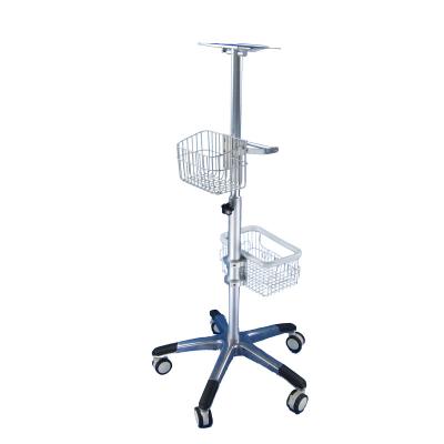 China No Hospital Stand Monitoring Swivel Stand Inpatient Trolley for sale