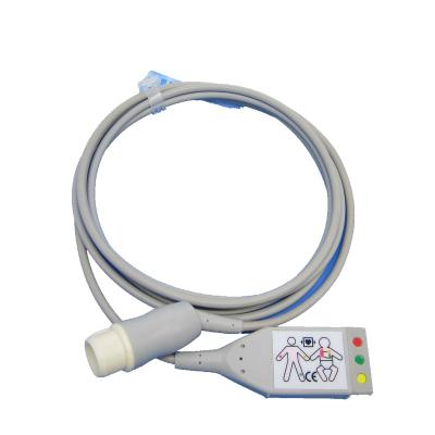 China For ECG MACHINE PHILIPS DEFIBRILLATOR ECG electrodes wire trunk cable for 5 leads for patient monitoring for sale