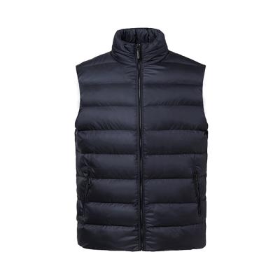 China New Design Body Warmer Custom Made Winter Jacket Men Waterproof Vest Factory Zipper Pading External Use for sale