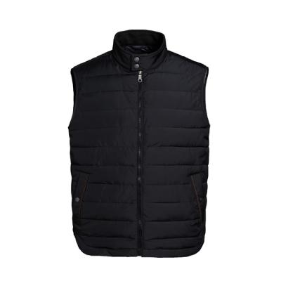 China 100% Polyester Men's Fashion Waterproof Vest Autumn Casual Outdoor Wear Winter Waterproof Vest for sale