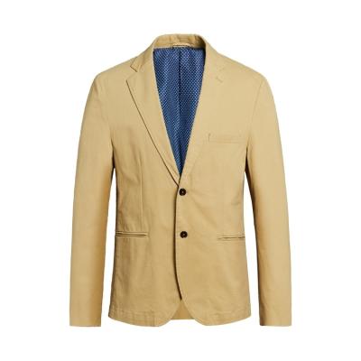 China Regular Supply Men's Factory Fashion Brand Blazer Button Cotton Men's Casual Blazers Two for sale