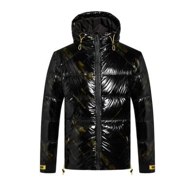 China Waterproof Winter Coated Waterproof Nylon Casual Custom Plus Size Hood Stripper Jacket for sale