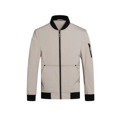 China Waterproof Winter Quailty Waterproof Contrast Color Stitchs Rib Collar Bomber Jackets For Mens for sale