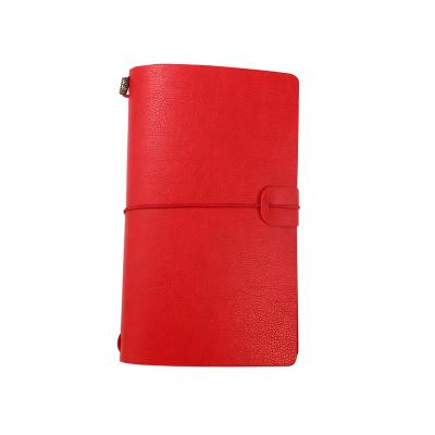 China Wholesale Custom Logo Soft Convenient Travel Journal Cheap Vintage Gift School Leather Leather PU Cover Stationery Diary Office A6 Journal Notebook for sale