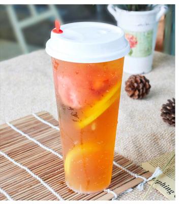 China 400ml 500ml 700ml 1000ml PP Disposable Injection Cup With Black Injection Lid for sale