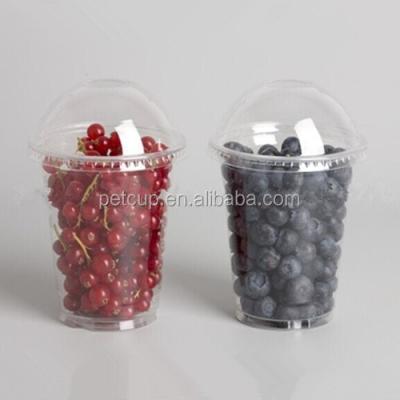 China Eco-friendly 14oz 16oz 24oz PET Food Salad Fruit Cup Plastic Cup Container for sale