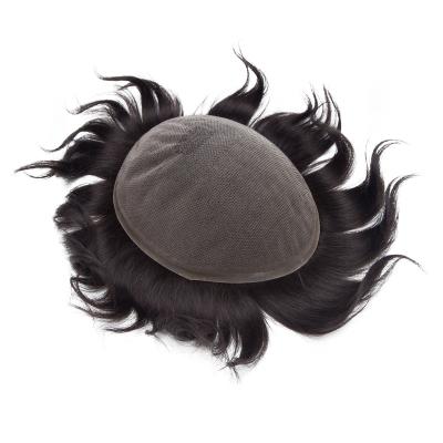 China Wholesale Price 100% Real Remy Human Hair 100% Real Human Hair Hairpiece Breathable And Comfortable Full Lace Hair Stockings Toupee for sale