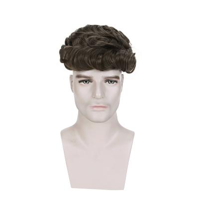 China Wholesale Price 100% Remy Human Hair Toupee Breathable 100% Remy Human Hair Toupee For White Men for sale