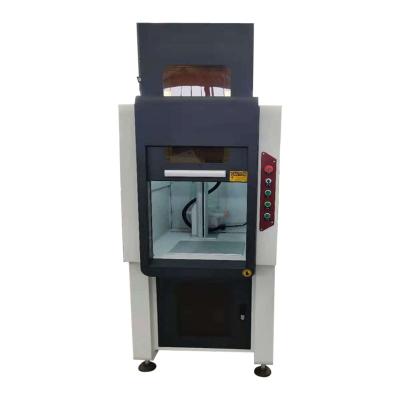 China Laser Marking Top Quality Manufacturing Enclosed 100w Fiber Metal Laser Marking Machine for sale