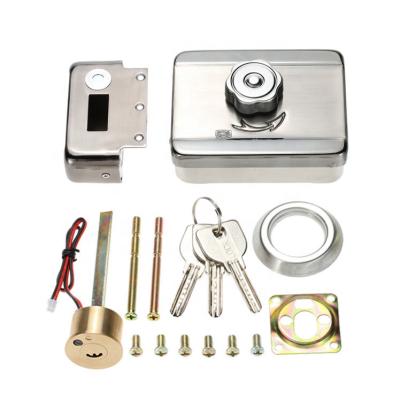 China Home Affordable Prices Apartment Hotel OEM Rim Door Lock Gate Electric Card Key Open Electric Digital Door Lock for sale