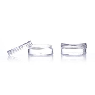 China Good Reputation Cosmetic Round 20g Cosmetic Plastic Jar For Face Cream for sale