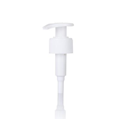 China Non Spill Hot Sales 28/410 White Plastic Hand Lotion Pump For Shampoo Bottle for sale