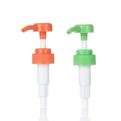 China Non Spill Liquid Dispensers Pump 30 / 410 Screw Plastic Lotion Pump for sale