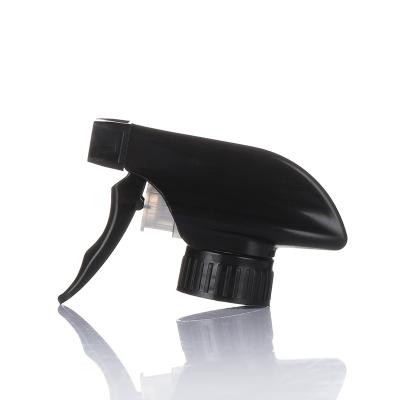 China Yard Garden Use All Black PP Trigger Sprayer For Plastic Bottle for sale