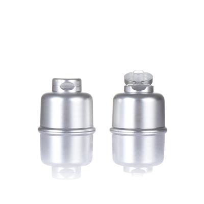 China Non Spill High Quality Silver Plastic Cosmetic Screw Top Flip Top Bottle Cap OEM/ODM for sale