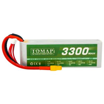 China OEM 30C 40C 50C 80C 100C 3300 Mah New Safety Long Life Charging Rc Battery Environmental Drone Battery Pack 2S 3S 4S 5S 6S Lipo Battery For Fpv Helicopter UAV for sale