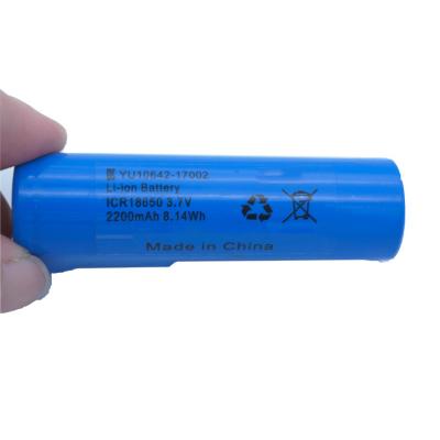 China Machine Tools OEM Service Li-Ion Rechargeable 1S1P 8.14Wh Bateria 18650 3.7V 2200 Mah Battery For Power Tool for sale