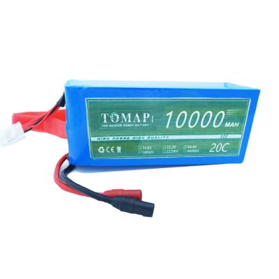 China Golf carts hot selling 20C 4S 14.8V 10000mah RC lipo battery pack for airplane rc helicopter for sale