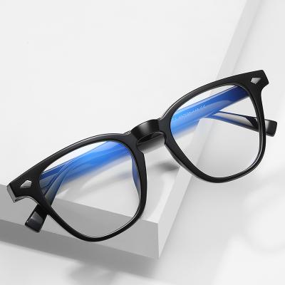 China Classic Vintage Anti Blue Glasses Women Men Fit TR90 Eyesight Blue Light Anti-Blue Blocking Filter Glasses for sale