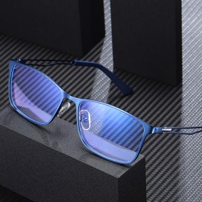 China High Quality Metal Anti Blue Glasses Men's Gaming Computer Glasses Blue Light Anti Blocking Glasses for sale