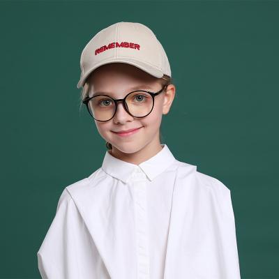 China Anti-blue glasses round shape silicone boy and girls nits azul de luz nios blue light children glasses for sale